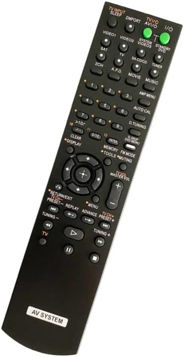 Replacement Remote Control Replace for TV/Audio/Projector for Sony STR-D660Z STR-DE715 STR-DE915 AV Receiver
