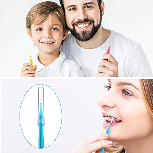 Brosses interdentaires pour nettoyer les dents et résidus - 6