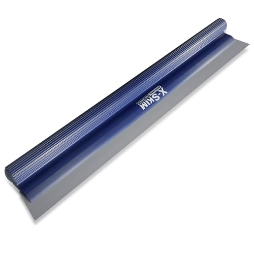 REFINA X-Skim Skimming Blade - 36” (900mm) Plastering Spatula with Interchangeable Plastic Blade - Plazi Roll Grip Skimming Spatula - Rendering, Flooring, Drywalling & Plastering Tools