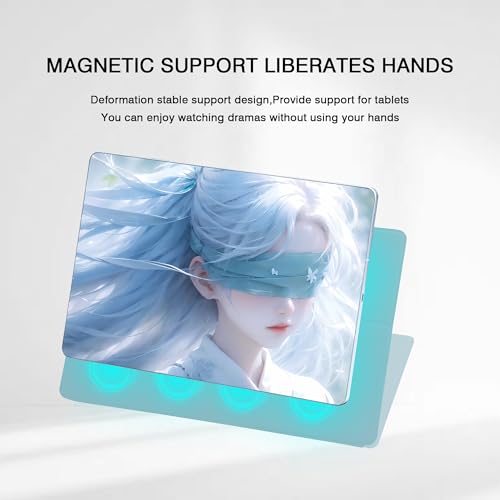 Image of Magnetic Case for Samsung Galaxy Tab S10 FE+ 13.1 Inch (2025) Tablet with S-Pen Holder, Auto Wake /Sleep Smart Tablet Cover, Ice Blue