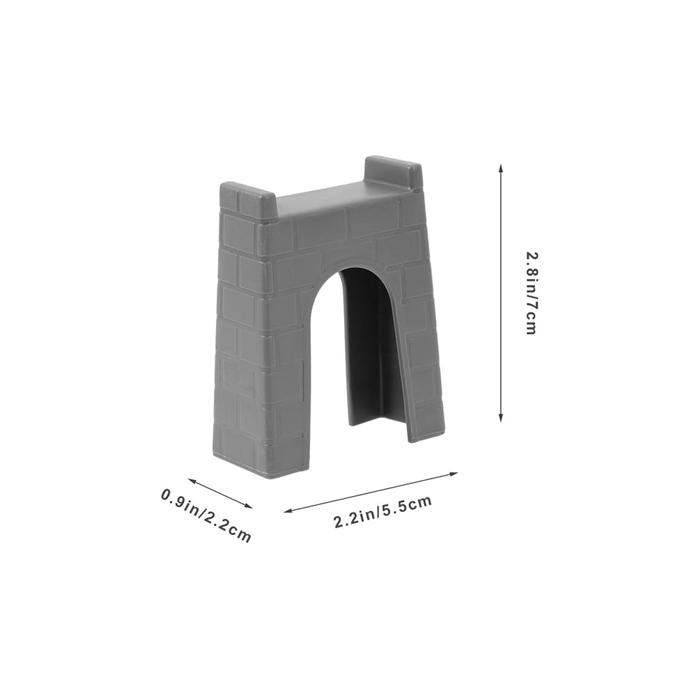 ibasenice 12pcs Train Track Bridge Support Pieces Decorative Simulation Bridge for Railway Toy Enhance Playability Creativity with Realistic Craftsmanship for Various Track Configurations
