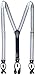 Tommy Hilfiger Men's 30mm Street Rugby Stripe Suspender, Light Blue, One Size