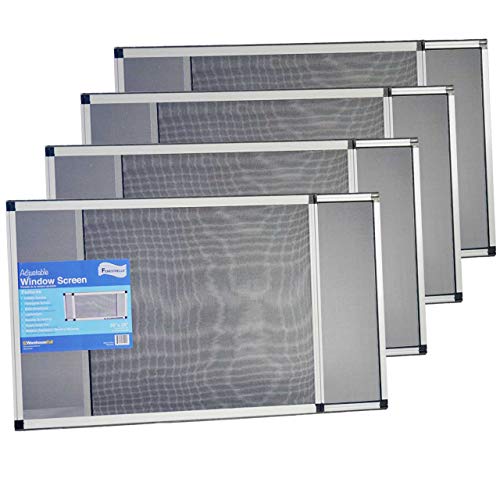 Flash Sale Fenestrelle Expandable Window Screen - Horizontal (20 H x 28 - 54 W), 4 Pack of Large Adjustable Window Screens, Perfect Replacement Screen for Window, Window Net Screen and Window Screen Mesh Holiday Deals 🛒 Fenestrelle Expandable Window Screen - Horizontal (20 H x 28 - 54 W), 4 Pack of Large Adjustable Window Screens, Perfect Replacement Screen for Window, Window Net Screen and Window Screen Mesh