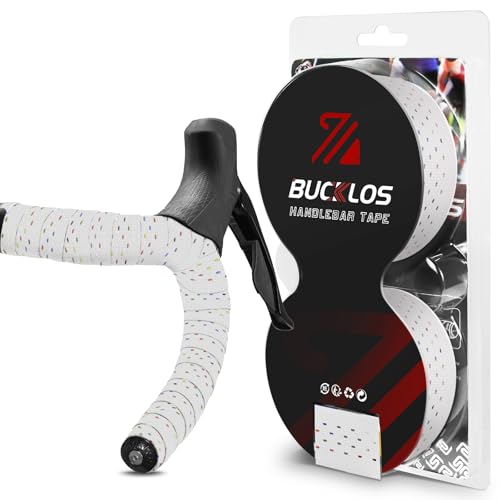 BUCKLOS Silicone EVA Road Bike Handlebar Tape Comfort Drop Bar Wraps 2Pcs