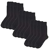 s. Oliver Socken 12 Paar, Unisex Classic Socks, Kurzsocken, S20028 (3x 4er Pack) (Schwarz, 43-46 (9-11 UK))