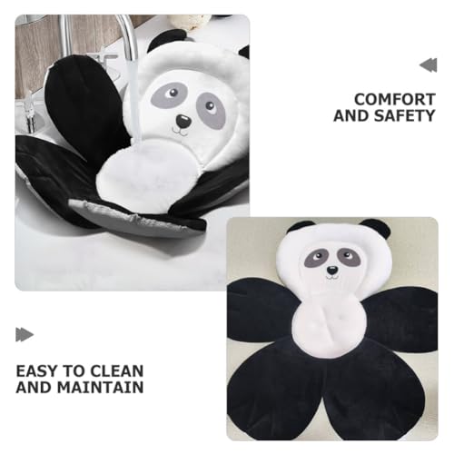 Hemoton Tapete De Banho Para Bebês Almofada De Banho Para Bebês Panda Animal De Banho Para Bebês Rec