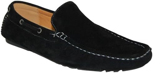 SHOE ARTISTS Sleek Black Suede Look Shoes