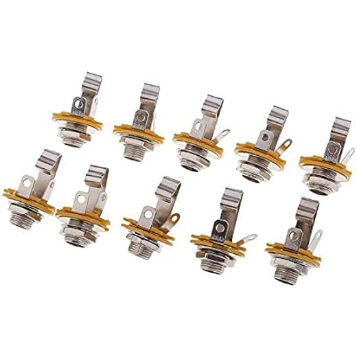 bnf 2x635mm 1/4Mono Audio Socket Female Connector Panel M