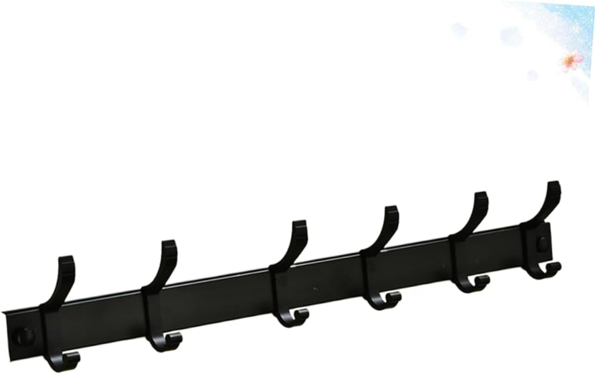 Ciieeo Peg Aviation Aluminum Space Clothes Hook Wall Hanger for Bedroom Bathroom Kitchen Coat Rack