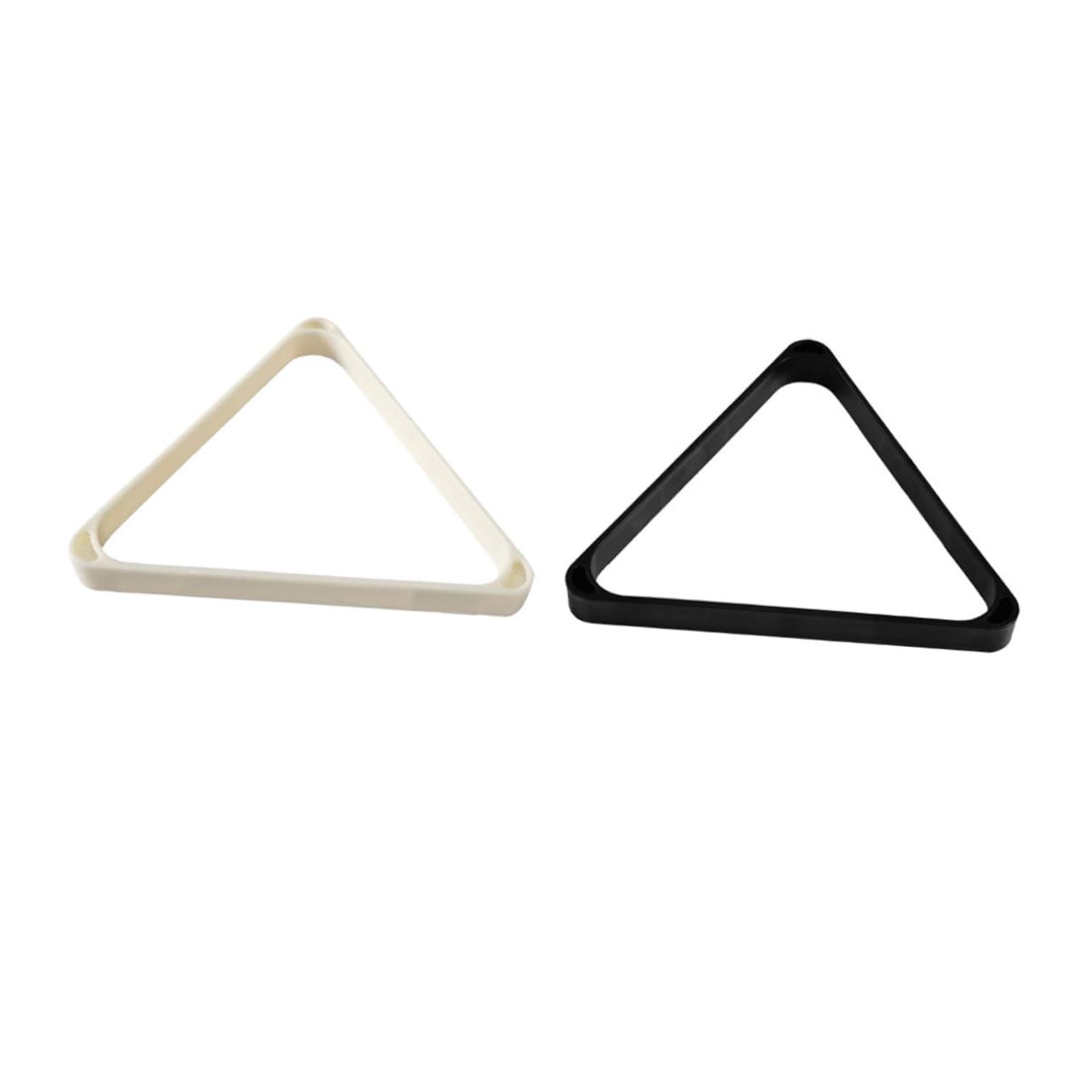 HANABASS 2Pcs Triangle Billiard Rack Durable Pool Ball Holder for Game Home Use Lightweight Billiard Supplies Selection for Pool Tables