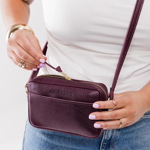 Image of Portland Leather Goods Small Camera Bag Purse for Women - Handmade from the Finest Full-Grain Hides