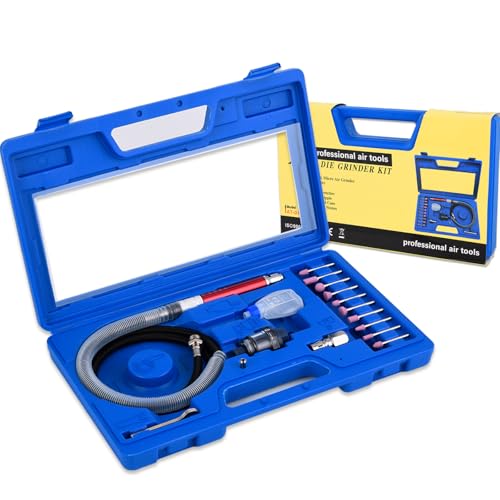 HYFN pencil grinder air tool 1/8 inch air tool 18 Pcs tungsten steel manufacturing air grinder tool speed up to 65000rpm