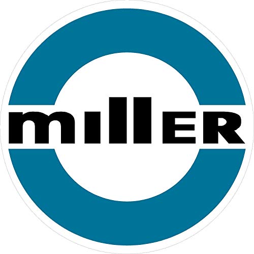2 Pack Vinyl Sticker Decal Miller Welder 1980 Vinyl Decal, 5 in. x 5 in.