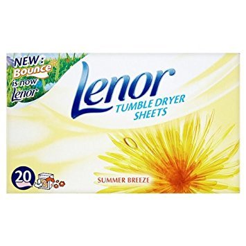 Lenor Tumble Dryer Sheets Summer Breeze x 20 (Pack of 1)