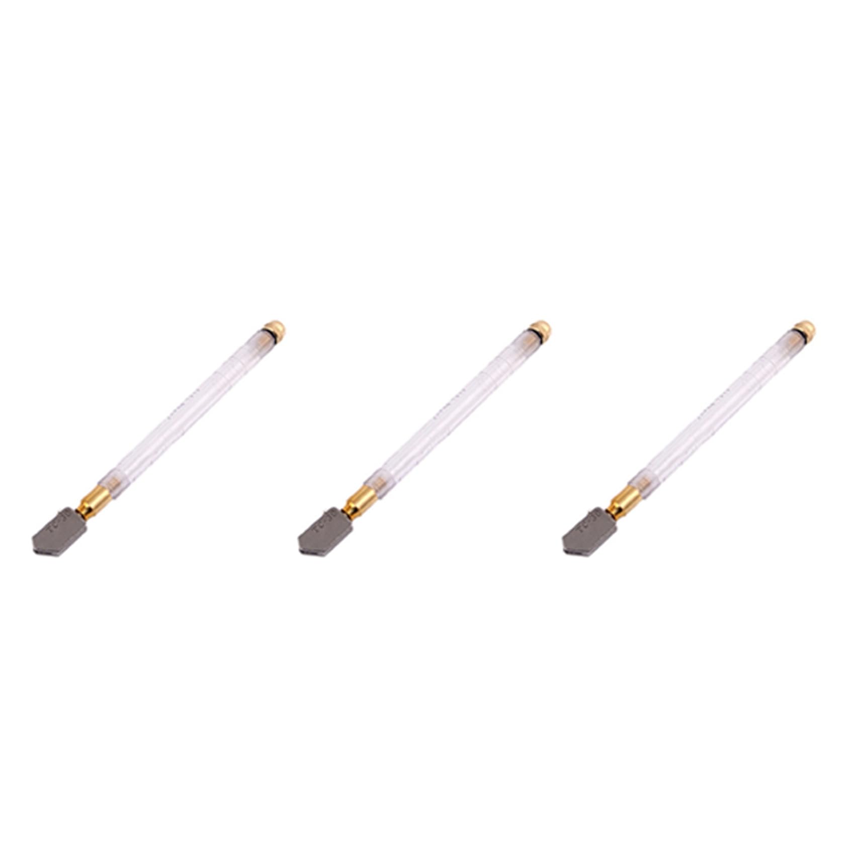 Jnchdghwa Transparent 3Pcs Upgrade Glass Cutter 2-19Mm 175Mm Carbonization Alloy Glasses Cutters For Hand Tool Glass Cutting