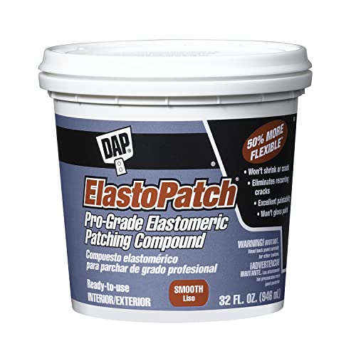 Dap 12278 Elastomeric Patch and Caulking Compound, 1-Quart Tub, Packaging may vary