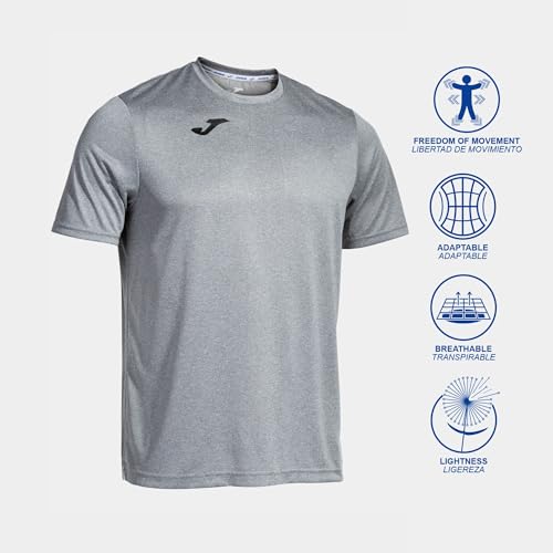 Joma Combi M/C, T-Shirt Hombre, Gris Claro, M