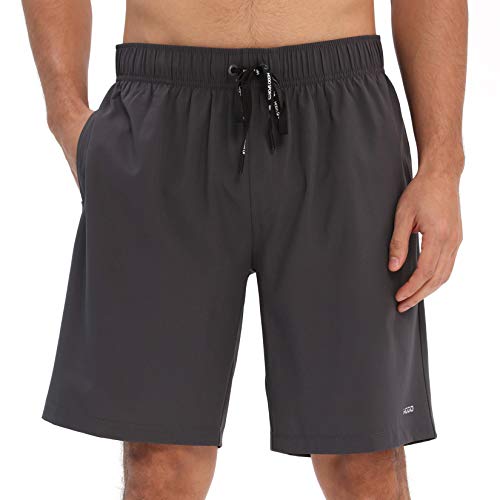 Image of HOdo Mens Swim Trunks with Mesh Liner 9 inch Quick Dry Swim Shorts Bathing Suits for Men Swimwear Board Shorts wiht Pockets