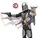 STAR WARS The Mandalorian & Grogu Bounty Blaster, 11-Inch Action Figure with Sound Effects, Interactive Toys for Boys & Girls Ages 4+