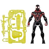 SPIDER-MAN Marvel ActionVerse Miles Morales Action Figure & Accessories, 4.5-Inch (11.4 CM) Super Hero Toys & Figures for Kids, Ages 4+