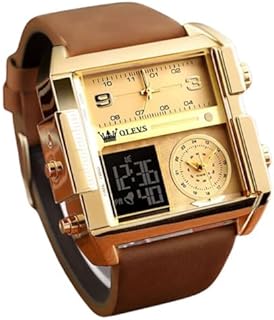 Relógio masculino majestic horizon de luxo – aço inoxidável pulseira d