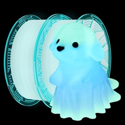 Conjure Glow in The Dark PLA 3D Printer Filament, Change White to...