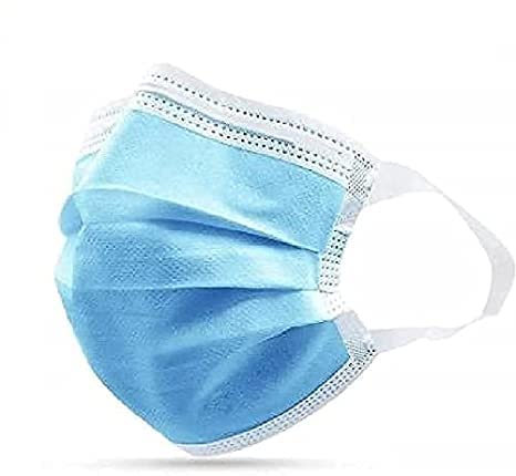 Suchi 3 Layered Surgical Disposable Face Mask with Softest Ear loop for Kids (Pack of 100)