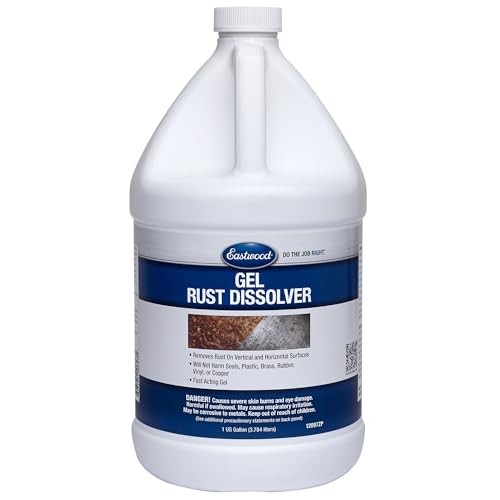 Eastwood Gel Rust Dissolver Gentle Reusable 1 Gallon for Engine Parts