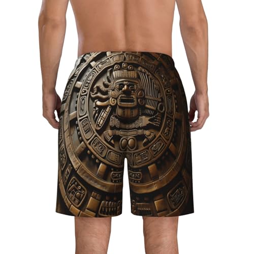 Pharaoh's Compass Men Beach Pants â€“ Swim Trunks for Men,Quick-Dry and Comfortable, Suitable for Beach, Surf, and Everyday Wear Black4