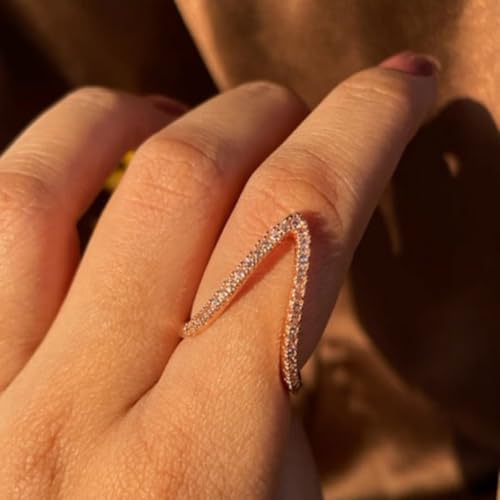 Image of SALTY Anti Tarnish Finger Ring for Women | Adjustable Fancy Jewellery Design | Fashion Accessories for Girls | Minimal Jewelry | Gift for Diwali, Christmas, Marriage, Birthday