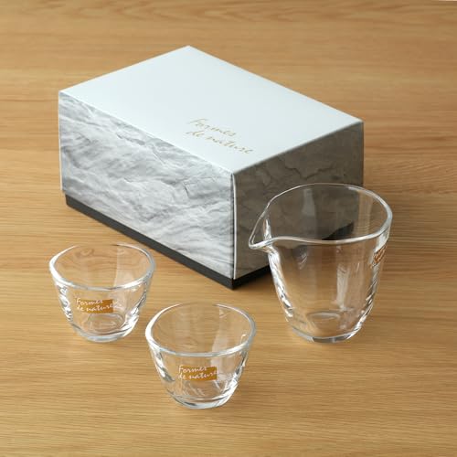 Servicio a sake de cristal artístico, el regalo ideal para sibaritas 5