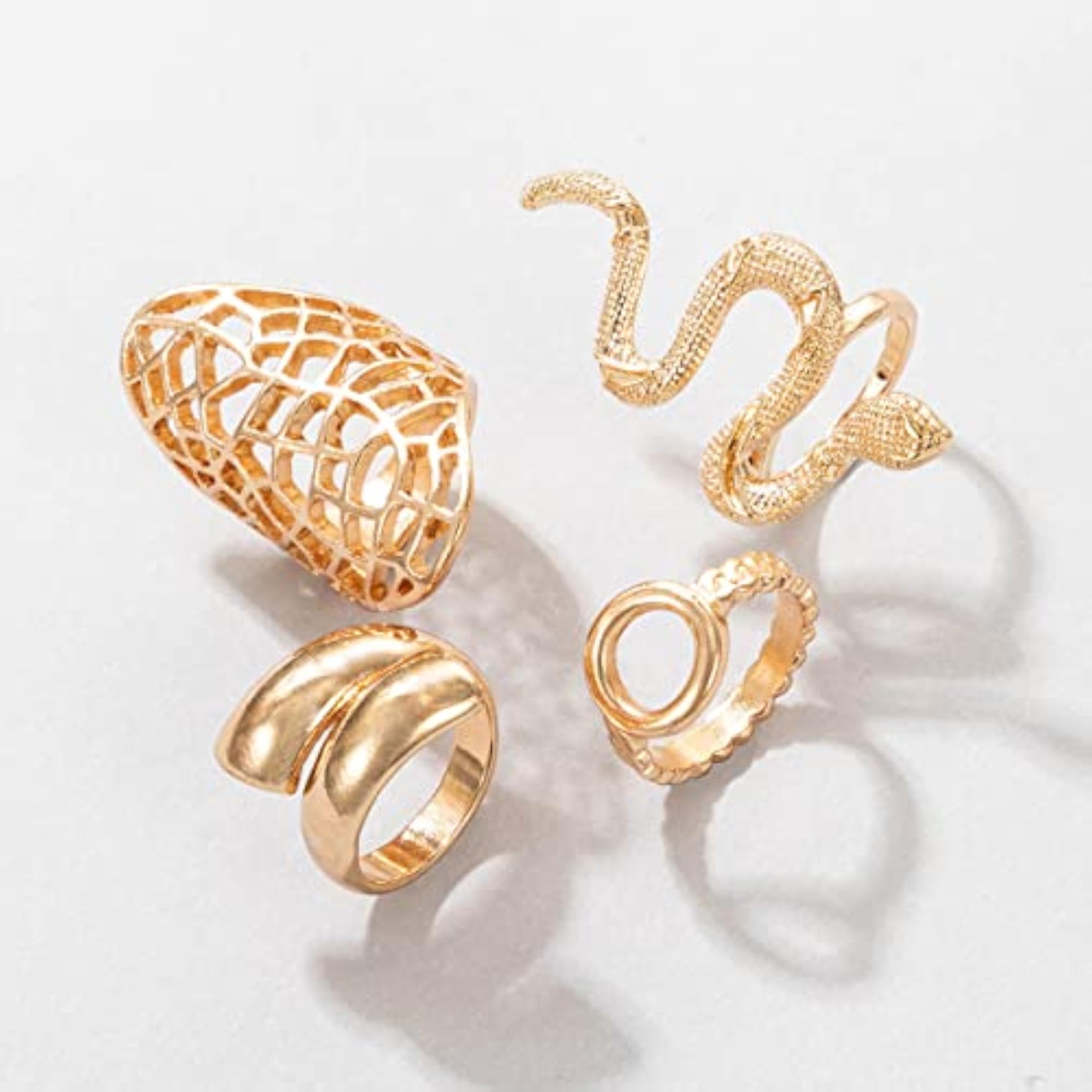 Plated Contemporary Finger Ring Set (JG-PC-RNGJ-2707)