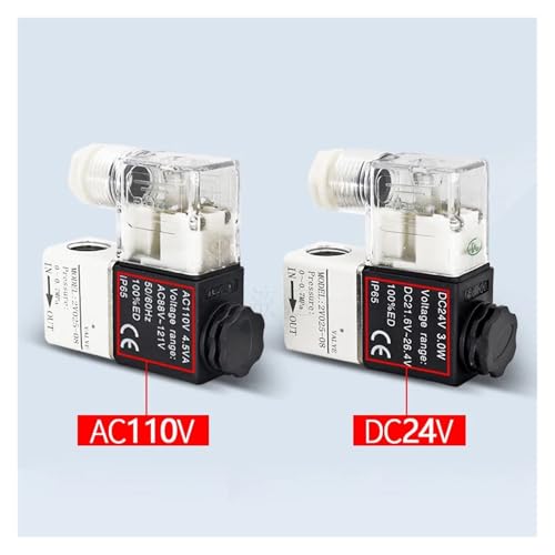 Électrovanne pneumatique 2V025-08 1/4" BSP pour contrôle d'air