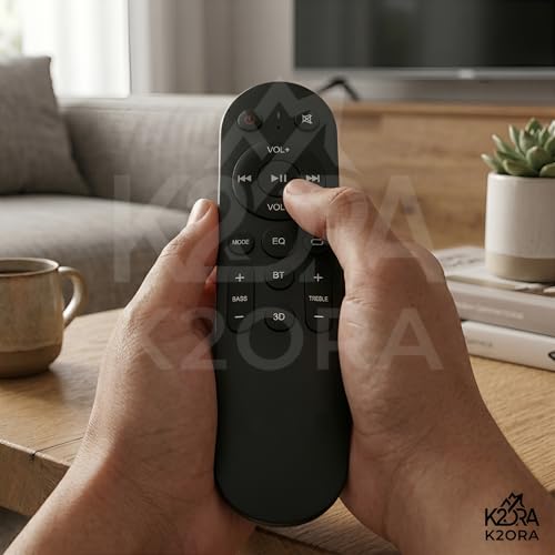 Image of K2 Remotes Compatible for Croma Home Theatre & Soundbar Controller - Replacement Control | Remote Works When Your Old Remote Matches Exactly