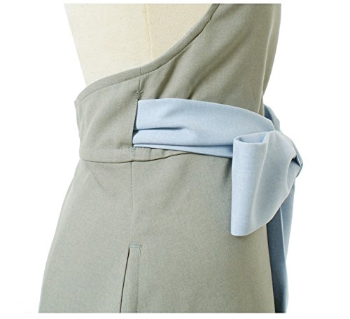 Amazon｜エプロンスタイル アームボーテ ローブエプロン ライトグレー