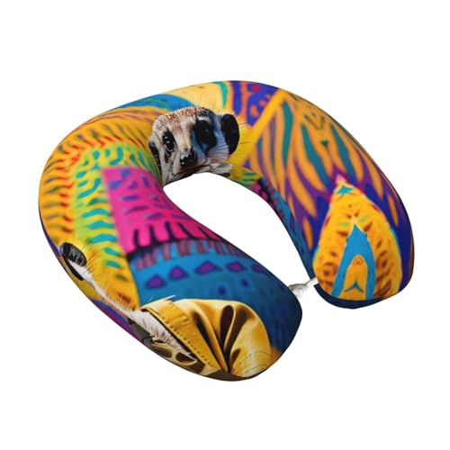 Almohada de poliéster con diseño ergonómico para viaje miniatura 2
