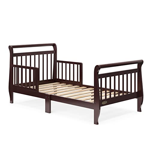 Graco Classic Sleigh Toddler Bed (Espresso) – Includes Toddler Bed Rails, Fits Standard-Size Crib And Mattress, Traditional Style For Kids Bedroom #TOP3