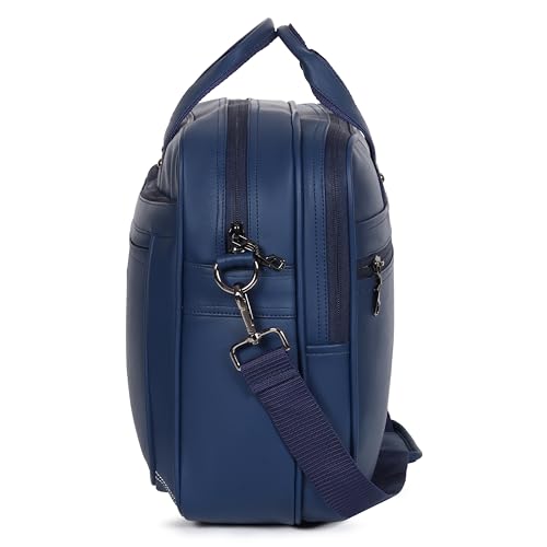 Image of HOT SHOT EXECUTIVE 2001|LEATHER MESSANGER BAG|LAPTOP MESSAMGER BAG|LAPTOP SLING BAG|OFFICE BAG|SHOULDER BAG|15.6 INCH|WATER RESISTANT |20 L LAPTOP BAG FOR MEN & WOMEN