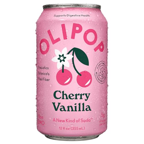 Olipop, Tonic Sparkling Cherry Vanilla, 12 Fl Oz