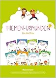 Themen-Urkunden für die Kita und Grundschule, Block mit 24 Urkunden