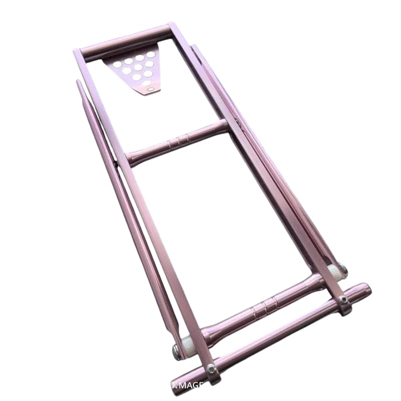 Estante trasero de aluminio para Brompton en acabado premium mecanizado para ciclismo urbano