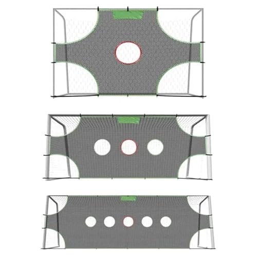 Iejiacl Soccer Targets for Goals Training Soccer Target Net Detachable