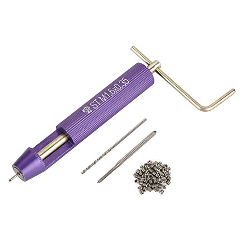 Inserts filetés M1.6 en acier inoxydable filetés hélicoïdal kit réparation taraudage, filet rapporté