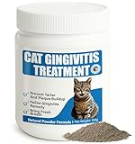VetaSure Cat Gingivitis Treatment – Natural Tartar & Bad Breath Support with Probiotics – Easy to Use Oral Care for Teeth, Cat Gums & Gut Dental Powder