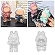 Lerpwige Clear Display Case Figur Schutzhalter Für Labubu Hanging Wandermodell Protektor Staubdicht Mit Hanging Haken