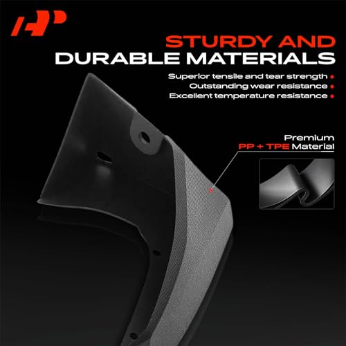Image of A-Premium Mud Flaps Compatible with Subaru Ascent 2019 2020 2021 2022 2023, No Drilling Required Mud Guards with Hardware Accessories, Set of 4 Front and Rear