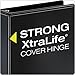 Cardinal 1.5 Inch 3 Ring Binder,Binder for School and Office, Durable D Ring, Assorted Colors, Black, Red, Blue, Green 4 Pack, Holds 375 Sheets (29300)