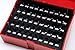 LLDSIMEX Steel PIN GAGE Set Plastic CASE (PIN-M0-50)