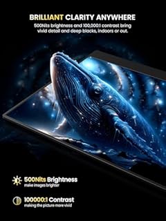 UPERFECT 4K OLED Monitor Portatile 13.3 Pollice Portable Monitor | 100000:1 Contrast | 500Nit | 100% DCI-P3 | 3840×2160 UHD| Mini HDMI USB C | Custodia Metallica, Compatibile con VESA