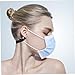 Healvian 10pcs Adjustable Mask Extenders and Nonslip Straps Flexible Ear Straps for Comfortable Wear Multipurpose Use for Masks and Underwear Black
